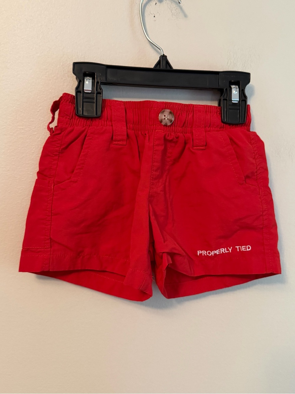 Properly Tied Red Mallard Shorts